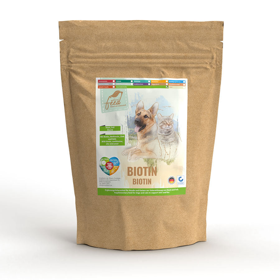Biotin für Hund und Katze - glänzendes Fell - gesunde Haut